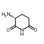 CAS 登录号：673485-72-8， (3R)-3-氨基-2,6-哌啶二酮
