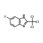 CAS 登录号：673487-34-8， 6-氟-2-(三氯甲基)-1H-苯并咪唑