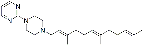 CAS 登录号：67361-31-3， 1-(2-嘧啶基)-4-(3,7,11-三甲基-2,6,10-十二碳三烯基)哌嗪