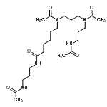 CAS 登录号：67370-66-5， N-(3-乙酰氨基丙基)-6-[{3-[(3-乙酰氨基丙基)(乙酰基)氨基]丙基}(乙酰基)氨基]己酰胺