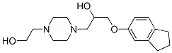 CAS#: 67465-86-5, 1-[4-(2-Hydroxyethyl)-1-Piperazinyl]-3-(5-Indanyloxy)-2-Propanol