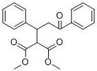 CAS 登录号:67488-98-6, 2-(3-氧代-1,3-二苯基丙基)-丙二酸二甲酯