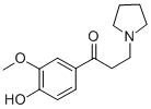 CAS 登录号:67516-53-4, 1-(4-羟基-3-甲氧基苯基)-3-(1-吡咯烷基)-1-丙酮