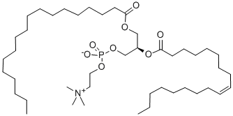 CAS 登录号:6753-56-6, 1-硬脂酰-2-油酰基-Sn-甘油-3-磷酰胆碱