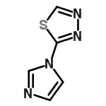 CAS 登录号：67545-21-5， 2-(1H-咪唑-1-基)-1,3,4-噻二唑
