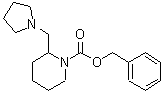 CAS 登录号:675602-64-9, 2-(1-吡咯烷基甲基)-1-哌啶羧酸苄酯
