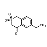 CAS 登录号：676133-50-9， 6-乙基-1H-异苯并噻喃-4(3H)-酮2,2-二氧化物