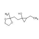 CAS 登录号：676168-79-9， 2-乙基-1-[2-(2-甲基-1,3-二氧戊环-2-基)乙基]环丙醇