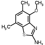 CAS#: 67618-06-8, 4-Methoxy-5,7-dimethyl-1,3-benzothiazol-2-amine