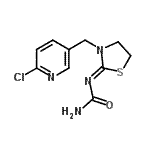 CAS 登录号：676228-91-4， 1-{(2Z)-3-[(6-氯-3-吡啶基)甲基]-1,3-噻唑烷-2-亚基}脲