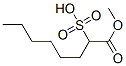 CAS 登录号：67633-90-3， 2-磺基辛酸甲酯