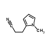 CAS 登录号：676486-30-9， 3-(1-甲基-1H-吡咯-2-基)丙腈