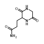 CAS 登录号：677021-11-3， 3-(3,6-二氧代-2-哌嗪基)丙酰胺