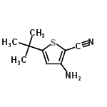 CAS 登录号：677277-39-3， 3-氨基-5-(2-甲基-2-丙基)-2-噻吩甲腈