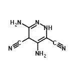 CAS 登录号：677709-28-3， 4,6-二氨基-2,5-二氢-3,5-哒嗪二甲腈