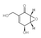 CAS 登录号：67772-76-3， (1R-(1alpha,5alpha,6alpha))-5-羟基-3-(羟基甲基)-7-氧杂双环(4.1.0)庚-3-烯-2-酮