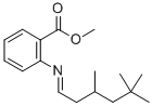 CAS#: 67801-42-7, 2-((3,5,5-Trimethylhexylidene)amino)-Benzoic acid methyl ester