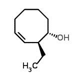 CAS 登录号：678144-21-3， (1S,2S,3Z)-2-乙基-3-环辛烯-1-醇