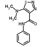 CAS 登录号：678150-92-0， 5-(二甲基氨基)-N-苯基-1,2,3-噻二唑-4-甲酰胺