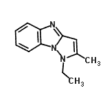CAS 登录号：67834-35-9， 1-乙基-2-甲基-1H-吡唑并[1,5-a]苯并咪唑
