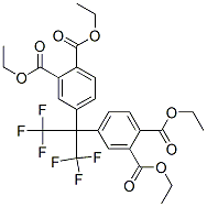 CAS 登录号：67846-42-8， 4,4'-[2,2,2-三氟-1-(三氟甲基)亚乙基]二(邻苯二甲酸)四乙酯