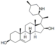 CAS 登录号：6785-55-3， (3a,16a,20S)-20-[(2S,5R)-5-甲基-2-哌啶基]-孕甾-5-烯-3,16-二醇