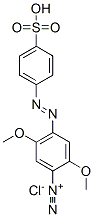 CAS 登录号：67875-33-6， 2,5-二甲氧基-4-[(4-磺基苯基)偶氮]偶氮苯氯化物