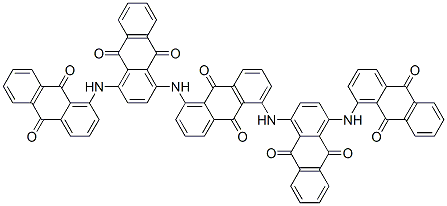 CAS 登录号：67906-58-5， 1,5-二[[4-[(9,10-二氢-9,10-二氧代-1-蒽基)氨基]-9,10-二氢-9,10-二氧代-1-蒽基]氨基]蒽醌