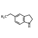 CAS 登录号：67932-65-4， 5-乙基吲哚啉