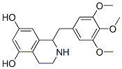 CAS 登录号：67950-89-4， 5,7-二羟基-1-(3,4,5-三甲氧基苄基)-1,2,3,4-四氢异喹啉