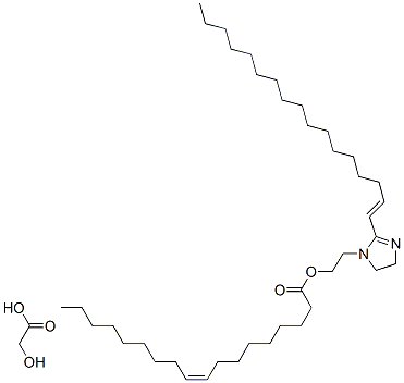 CAS 登录号：67952-92-5， 2-[2-(十七碳烯基)-4,5-二氢-1H-咪唑-1-基]乙基油酸酯单(羟基乙酸)盐