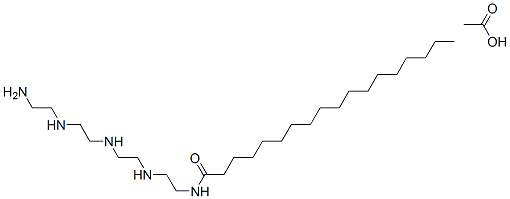 CAS#: 67953-23-5, N-[2-[[2-[[2-[(2-Aminoethyl)Amino]Ethyl]Amino]Ethyl]Amino]Ethyl]Stearamide Monoacetate