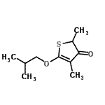 CAS 登录号：679828-61-6， 5-异丁氧基-2,4-二甲基-3(2H)-噻吩酮