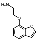 CAS 登录号：680203-74-1， 2-(1-苯并呋喃-7-基氧基)乙胺