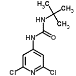 CAS 登录号：680213-57-4， 1-(2,6-二氯-4-吡啶基)-3-(2-甲基-2-丙基)脲