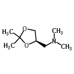 CAS 登录号：680220-13-7， 1-[(4R)-2,2-二甲基-1,3-二氧戊环-4-基]-N,N-二甲基甲胺