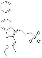 CAS 登录号:68025-27-4, 2-(2-乙氧基丁-1-烯基)-5-苯基-3-(3-磺酸基丙基)苯并恶唑鎓
