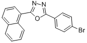 CAS#: 68047-37-0, 2-(4-Bromophenyl)-5-(1-Naphthyl)-1,3,4-Oxadiazole