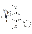 CAS 登录号:68052-11-9, 2,5-二乙氧基-4-(吡咯烷-1-基)偶氮苯四氟硼酸盐