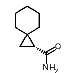 CAS 登录号：680619-59-4， (1R)-螺[2.5]辛烷-1-甲酰胺
