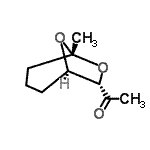 CAS 登录号：680620-46-6， 1-[(1R,5R,7S)-5-甲基-6,8-二氧杂双环[3.2.1]辛-7-基]乙酮