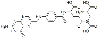 CAS 登录号：6807-82-5， N-(N-(4-(((2-氨基-1,4-二氢-4-氧代-6-蝶啶基)甲基)氨基)苯甲酰基)-L-alpha-谷氨酰)-L-谷氨酸