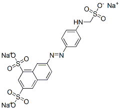 CAS#: 68084-13-9, Trisodium 7-[[4-[(Sulphonatomethyl)Amino]Phenyl]Azo]Naphthalene-1,3-Disulphonate