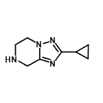 CAS 登录号：681249-78-5， 2-环丙基-5,6,7,8-四氢[1,2,4]三唑并[1,5-a]吡嗪