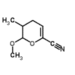 CAS 登录号：681473-57-4， 2-甲氧基-3-甲基-3,4-二氢-2H-吡喃-6-甲腈