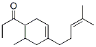 CAS 登录号：68155-65-7， 1-[6-甲基-4-(4-甲基-3-戊烯基)-3-环己烯-1-基]丙-1-酮