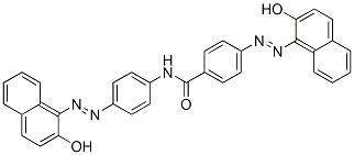 CAS#: 68155-72-6, 4-[(2-Hydroxy-1-Naphthalenyl)Azo]-N-[4-[(2-Hydroxy-1-Naphthalenyl)Azo]Phenyl]Benzamide