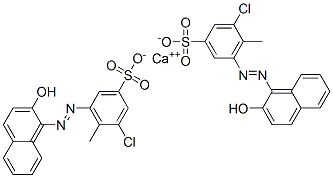 CAS#: 68189-24-2, Calcium Bis[2-Chloro-6-[(2-Hydroxy-1-Naphthyl)Azo]Toluene-4-Sulphonate]