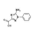 CAS 登录号：68207-58-9， 5-氨基-1-苯基-1H-1,2,4-三唑-3-羧酸