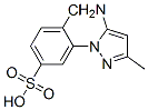 CAS 登录号:68227-68-9, 3-(5-氨基-3-甲基-1H-吡唑-1-基)-4-氯苯磺酸